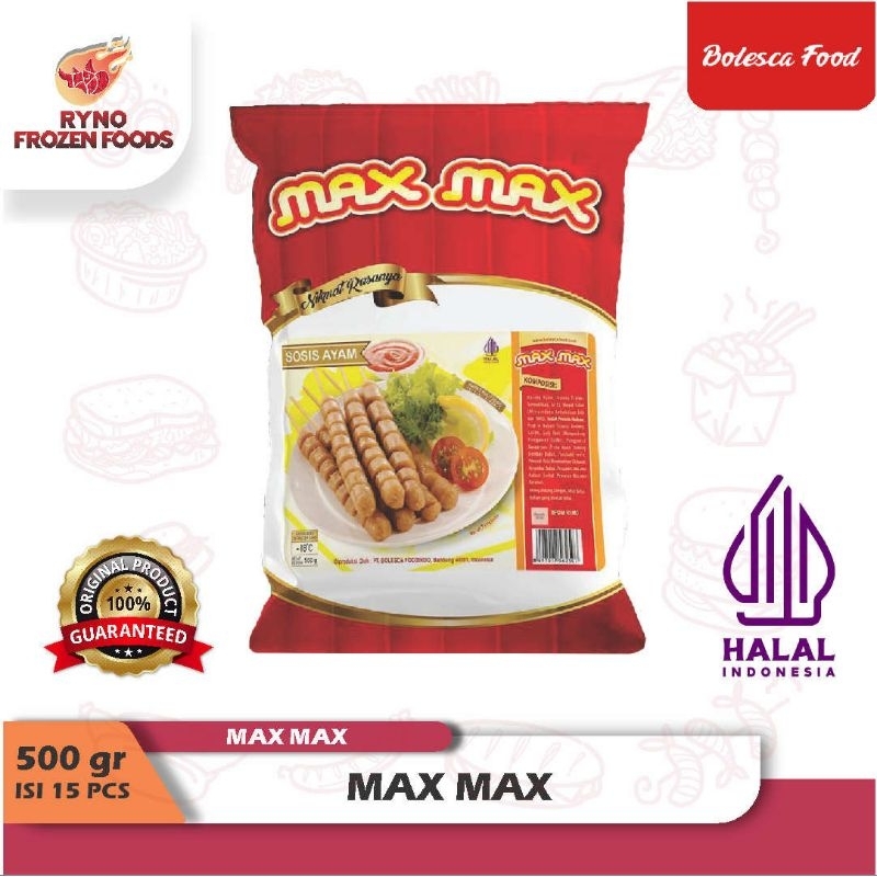 

Halal Indonesia Max Sosis Ayam 500 gr