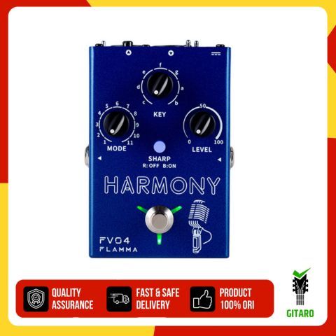 Flamma FV04 Harmony Vocal Effect Processor Pedal Flamma FV 04 Original