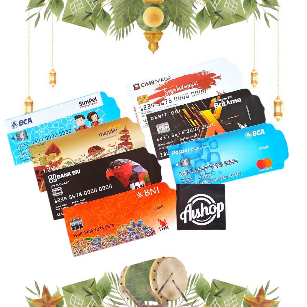 

Amplop Lebaran Karakter ATM Panjang 1 Pack isi 70 Pcs