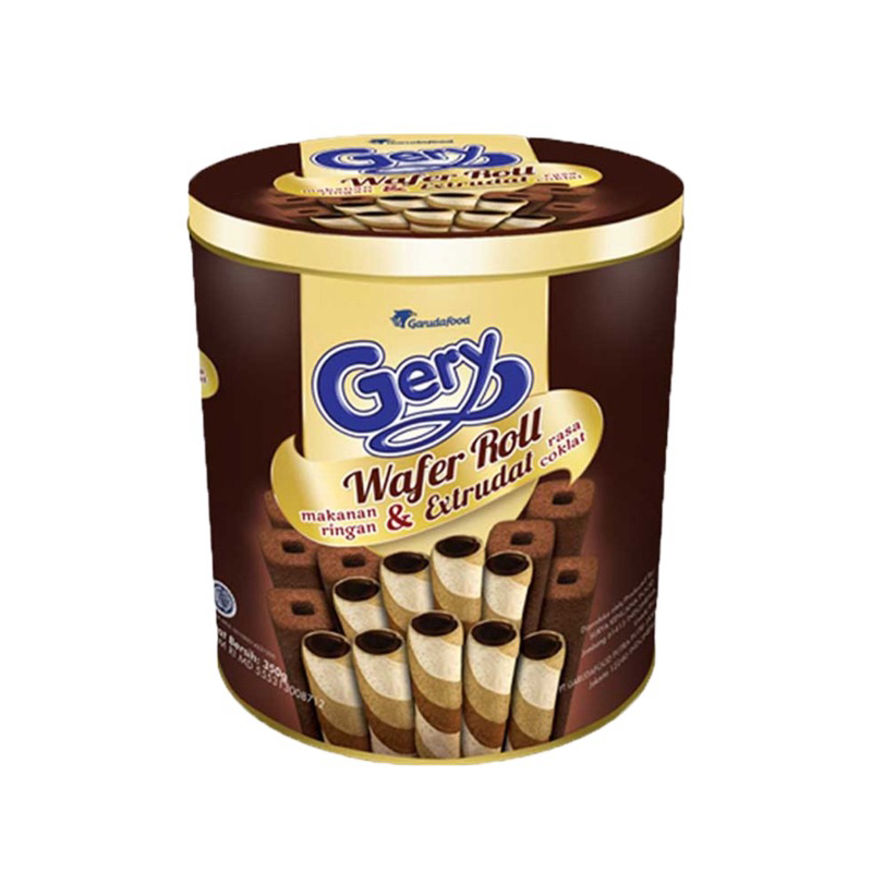 

GERY WAFER ROLL COKLAT KALENG 350GR