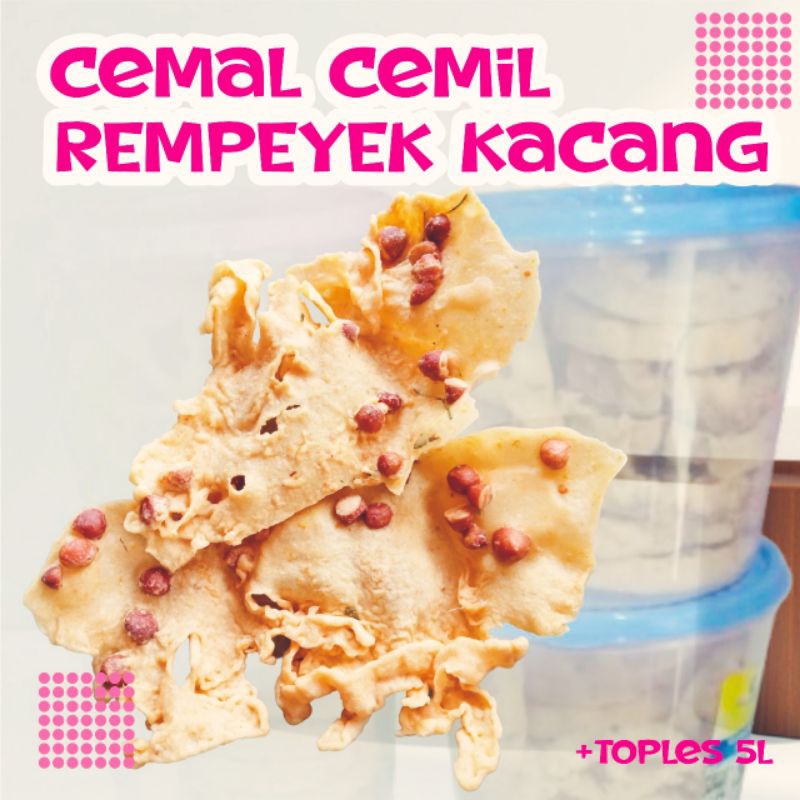 

REMPEYEK KACANG GURIH EMPUK 1 TOPLES