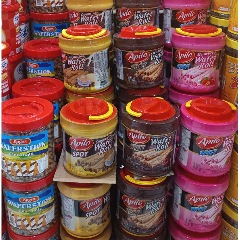 

Apilo Spot Wafer Roll Cokelat Koko