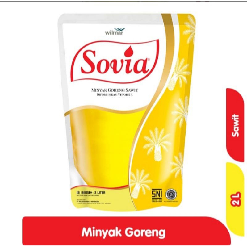 

Sovia minyak goreng sawit kemasan pouch 2 Liter Termurah Terlaris