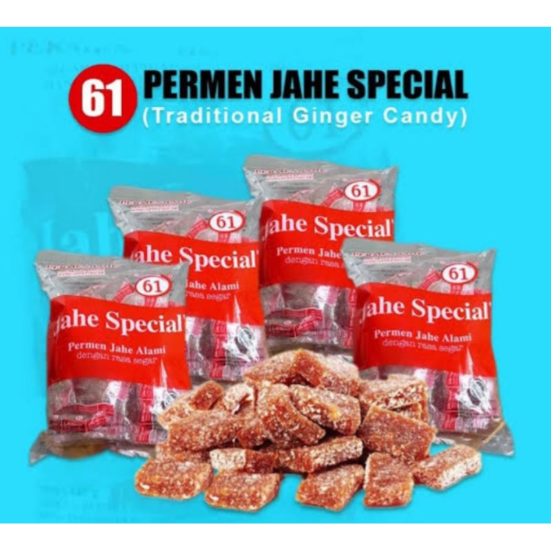 

PERMEN JAHE 61 PERMEN HERBAL 1 ZAK ISI 40 BUTIR