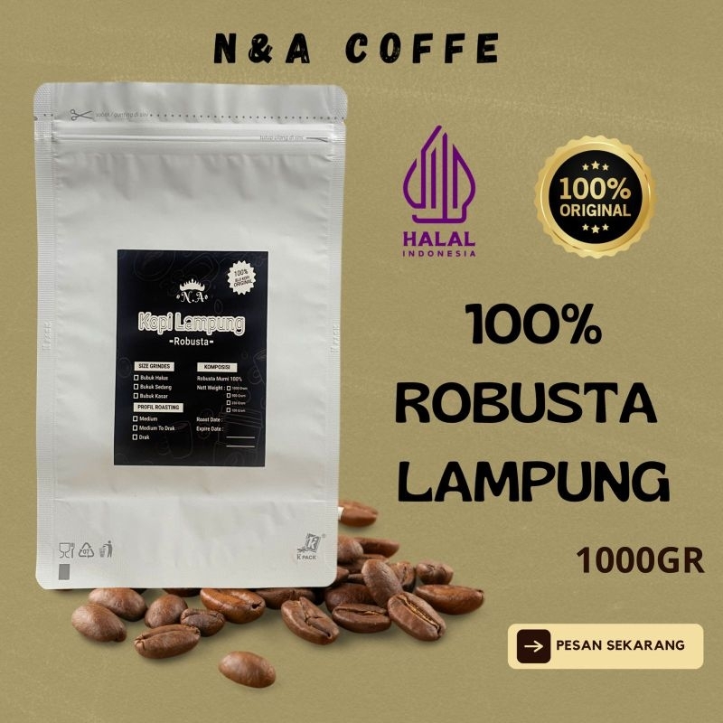 

KOPI BUBUK ROBUSTA LAMPUNG 1000gr
