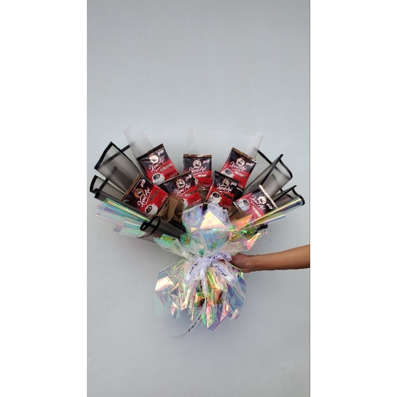 

bueket kopi kapal api & good day,hadiah ulang tahun cowok