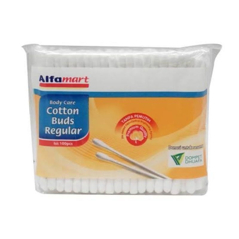 Alfamart Cotton Buds Regular Isi 100pcs / Spiral Doraemon