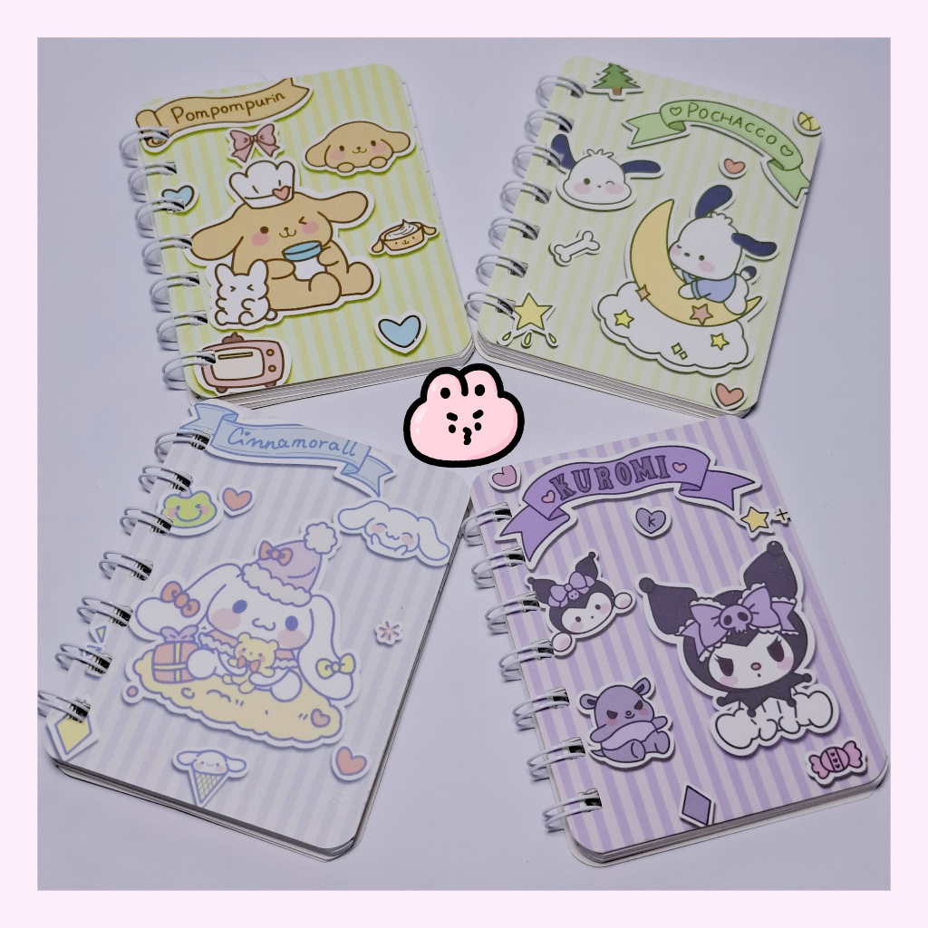 

LA - Notebook Mini / Buku Tulis Kecil Karakter Lucu Viral Labubu Sanrio