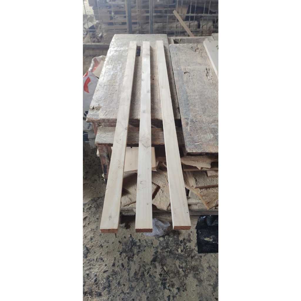 KAYU RENG KAYU KASO JATI BELANDA SUDAH DIAMPLAS HALUS
