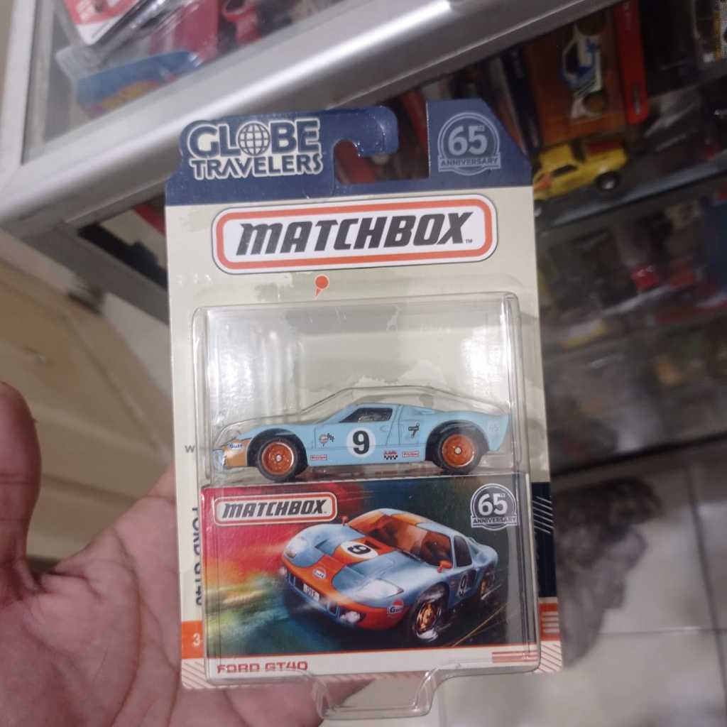 Hotwheels matchbox ford gt 40 gulf premium ban karet