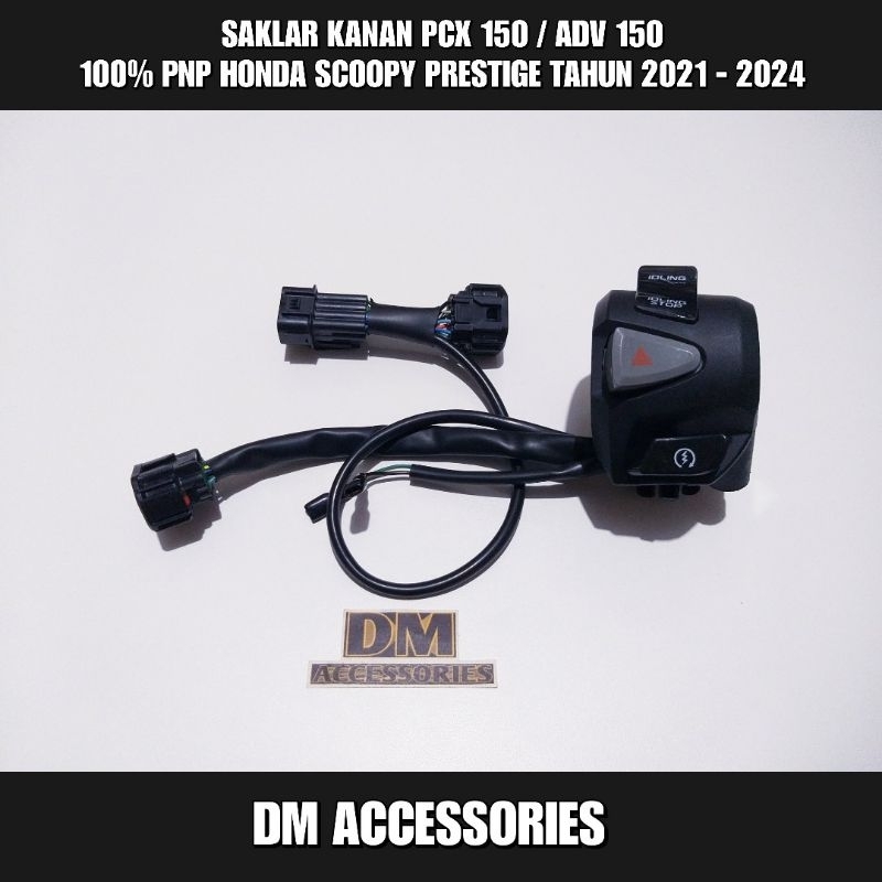 SAKLAR KANAN PCX 150 PNP SCOOPY PRESTIGE K2F TAHUN 2021 - 2024