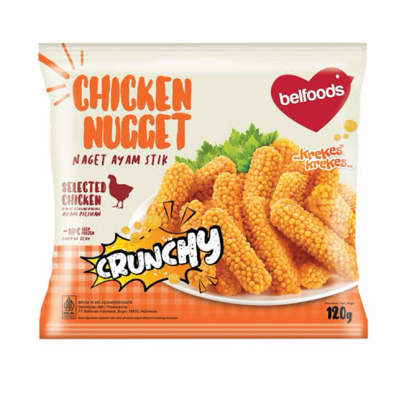 

Belfoods Stick Crunchy Nugget 120gr - Sayur Segar Instan Malang