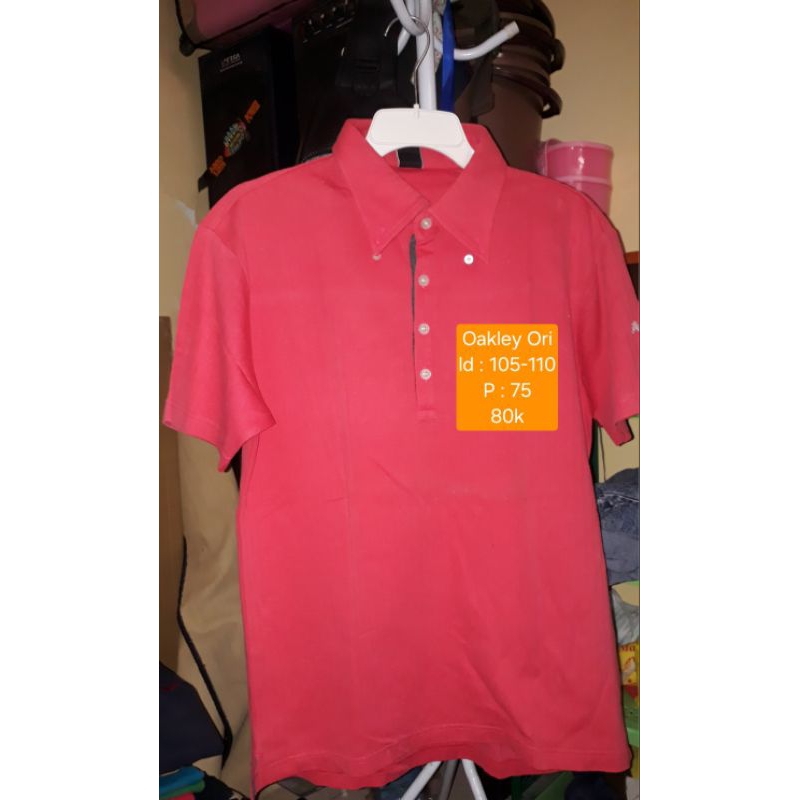 Kemeja Pria Oakley Oror Merah