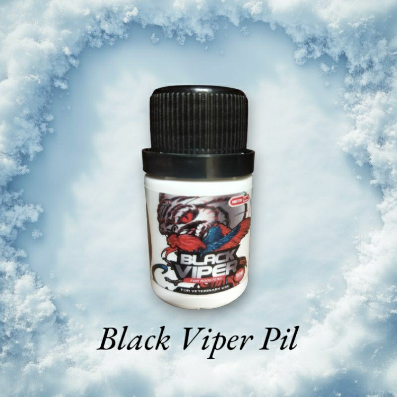 Black Viper Doping Ayam Aduan Terbaik Asli Original Import Isi 100 Pil