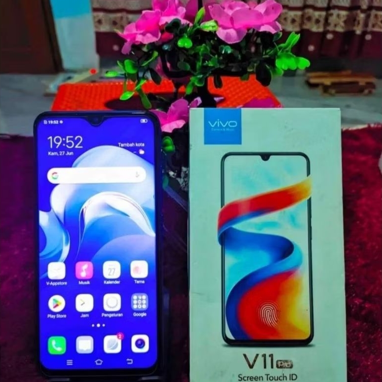 VIVO V11 PRO 6/64 SECOND FULLSET ORI MULUS NO MINUS