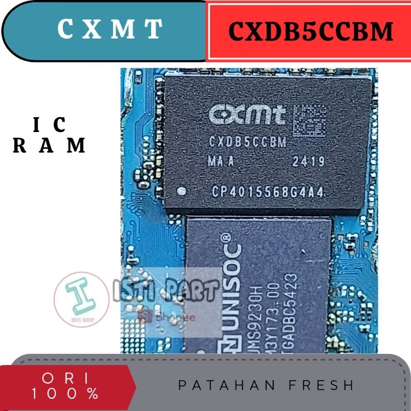 IC RAM CXDB5CCBM PATAHAN FRESH