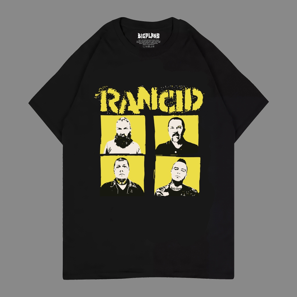 RANCID - PERSOPNIL KOLASE FOTO KAOS MUSIC BAND PUNK DISTRO PREMIUM
