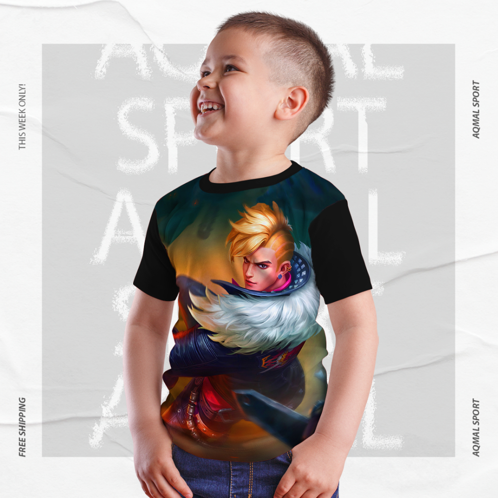 Kaos Anak dan Dewasa Unisex Print Distro Mobile Legends Chou_Starlight