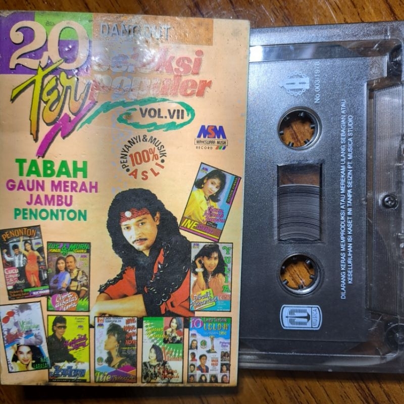 Kaset Dangdut 20 Seleksi Terpopuler