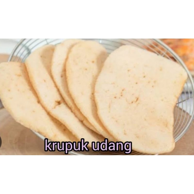 

KRUPUK UDANG ASLI GURIH DAN KERING RP 10500/250GRAM