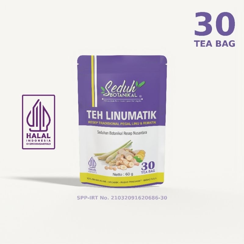 

Seduh Botanikal • Teh Linumatik • 30 Tea Bag