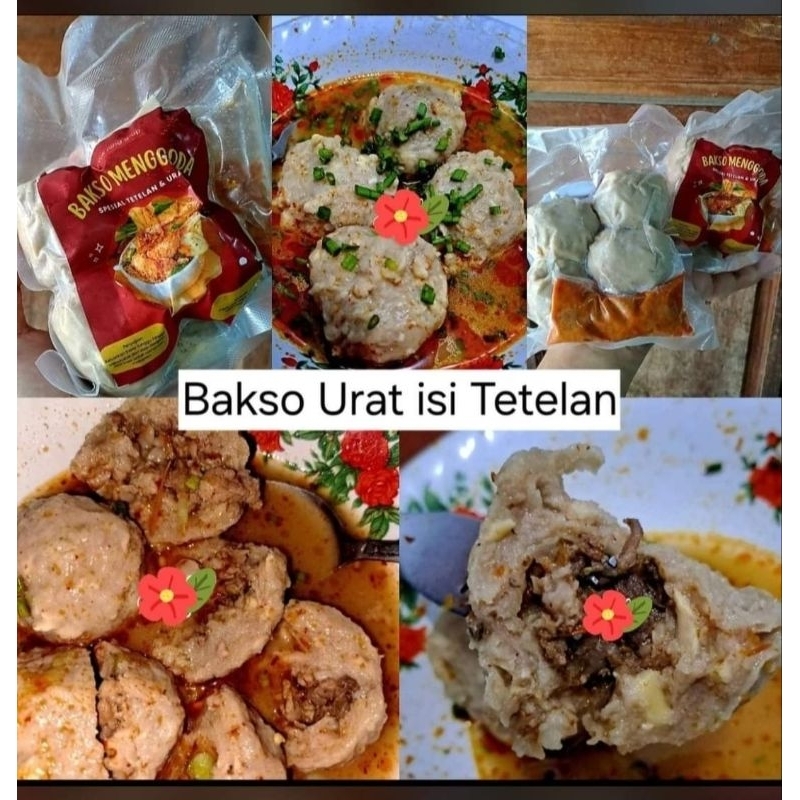

Bakso URAT JUMBO isi TETELAN (4pcs)