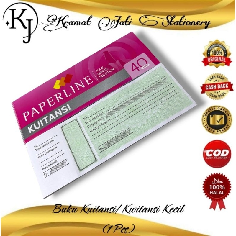 

Buku Kuitansi/Kwitansi Kecil Paperline (1 Pcs)