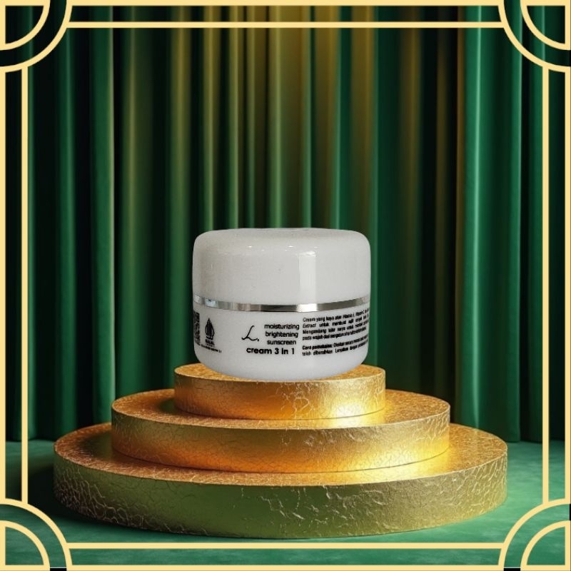 Cream 3 in 1 Moisturizing Brightening Sunscreen
