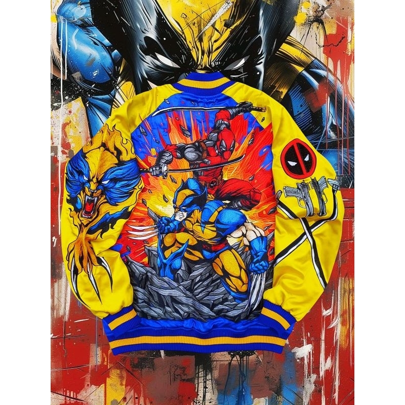 Deadpool & Wolverine Sukajan Jacket