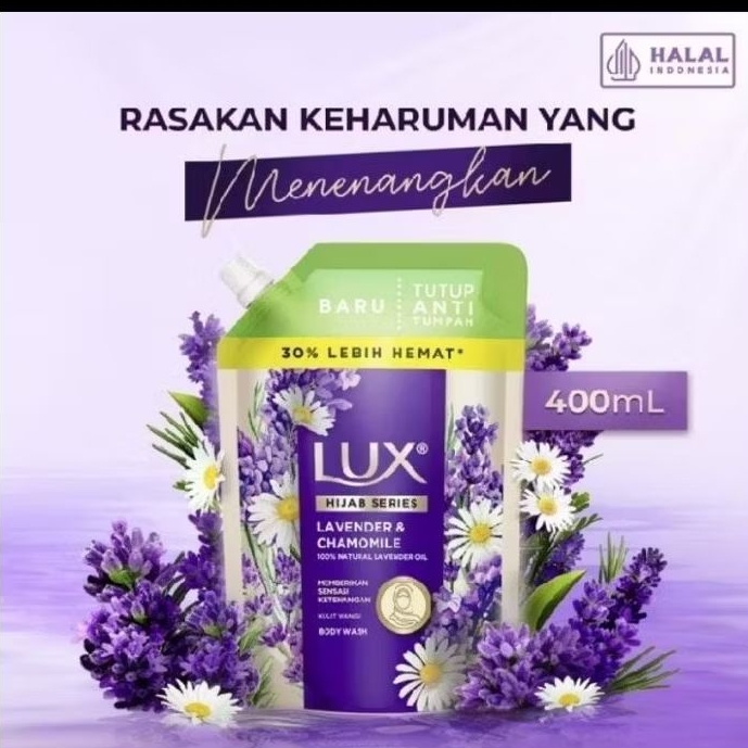 sabun cair Lux refil 400ml all varian