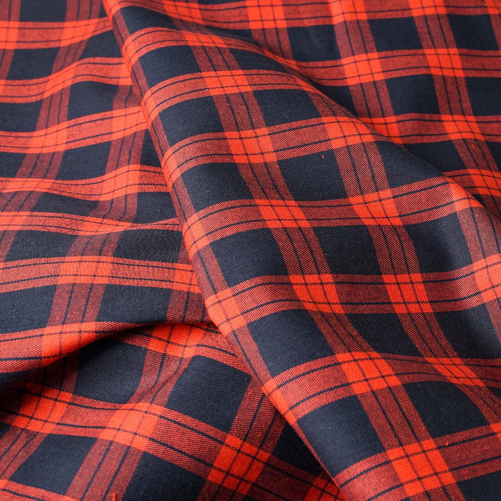 KAIN FLANEL KOTAK MERAH HITAM