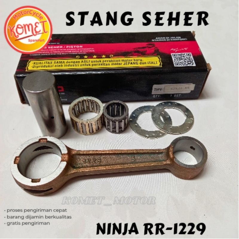[KOMET] STANG SEHER CONROD NINJA RR/NINJA RR NEW PIN 16 ~ 1229 [MACHO]