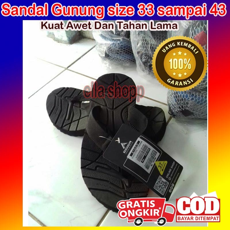 Cuci Gudang Sandal Eiger01 Original  Model Batu  Sendal Gunung Pria Wanita Outdoor Hiking Travelling