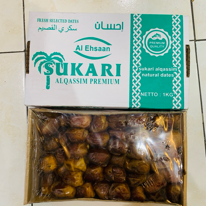 

Kurma Sukari Al Ehsaan 1kg sukari PREMIUM kurma sukkari