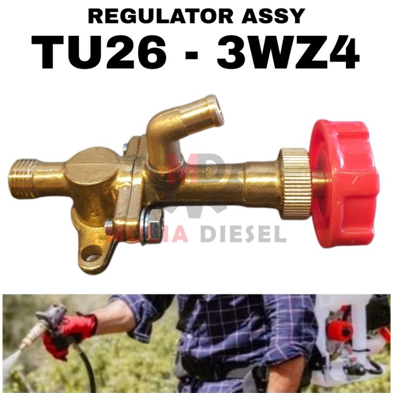 Regulator Steam Sprayer Pengatur Setelan Tekanan Air Mesin TU26 TU 26