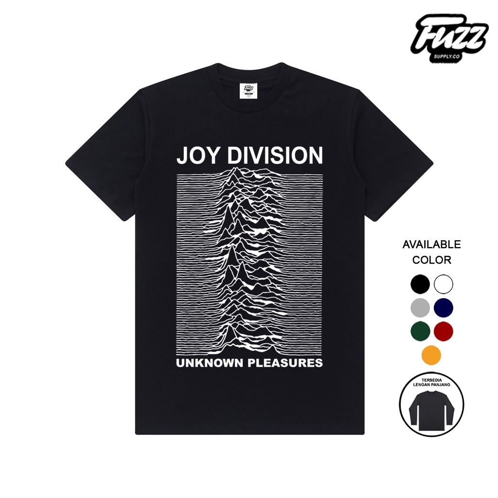 Fuzz - Kaos Band Joy Division Baju Distro T Shirt Musik Punk Rock Luar Negeri Pria Wanita