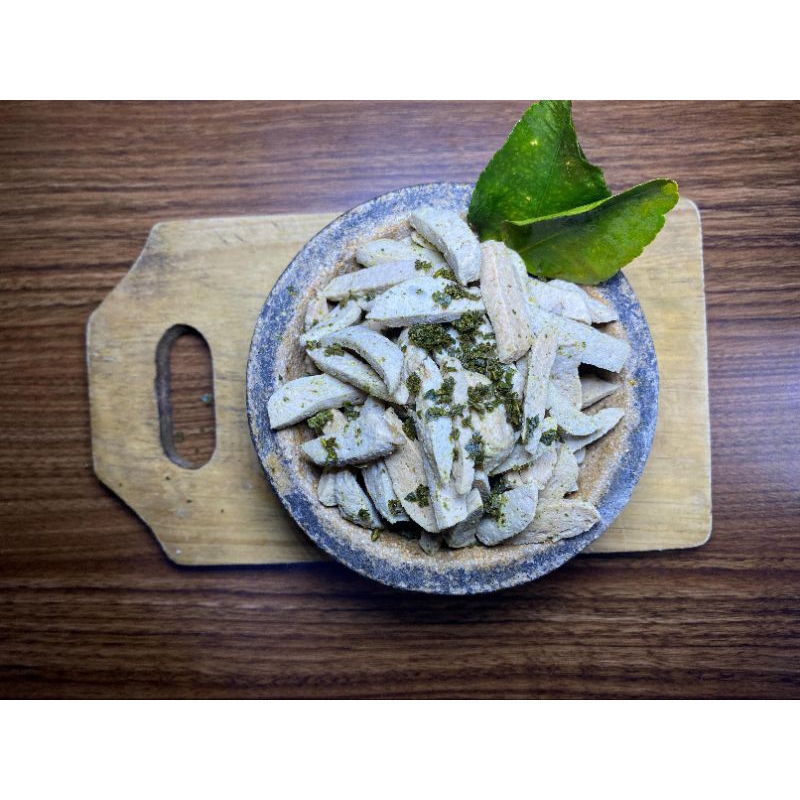 

Basreng pedas gurih daun jeruk