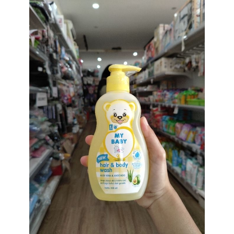 my baby hair&body wash300ML/my baby sabun dan shampoo 2in1