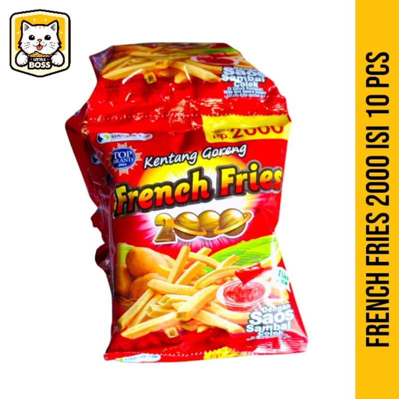 

Snack French Fries 2000 Isi 10 Pcs