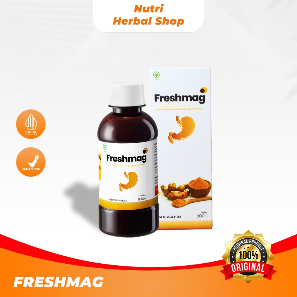 

FRESHMAG 250ml Herbal Madu Hutan & Kunyit Efektif Menjaga Kesehatan Lambung dan Pencernaan