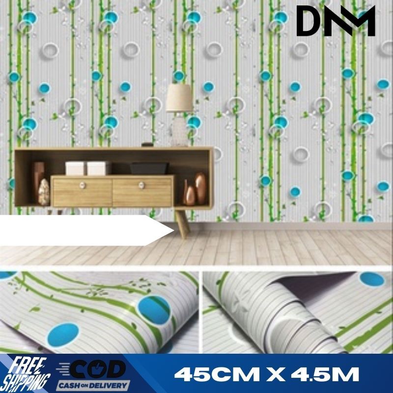 Wallpaper Promo Wallpaper Murah Wallpaper Premium Wallpaper Kotak Bingkai 3D 45cm x 4,5m