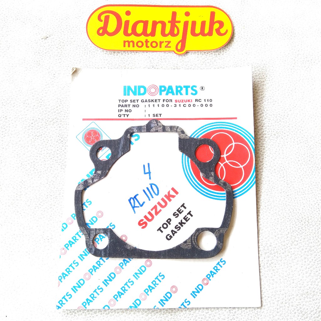 Gasket Paking Perpak Cylinder Blok Bawah Suzuki RC110 RC Crystal Tornado GS