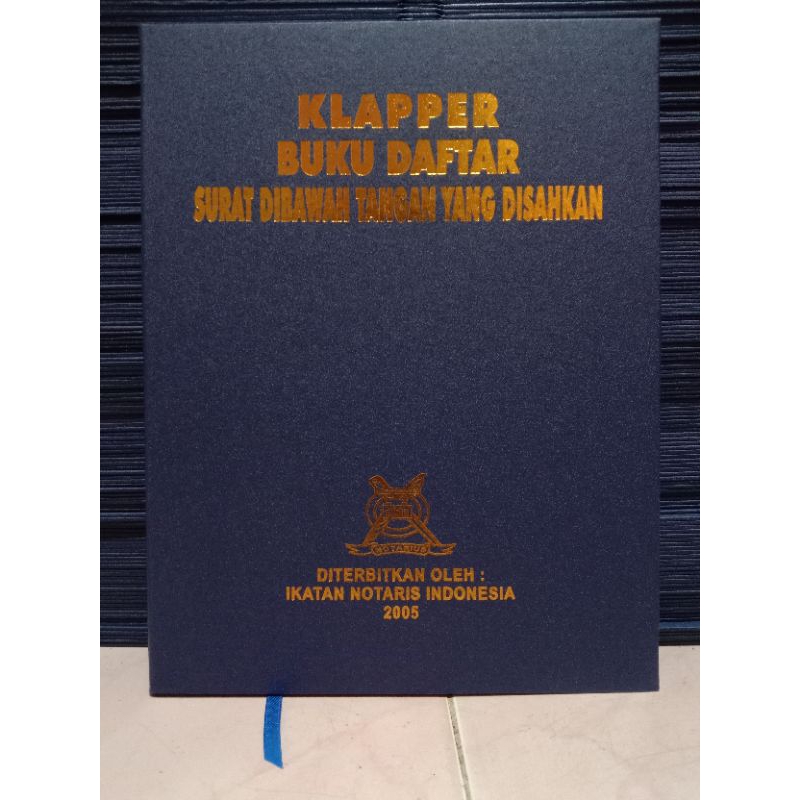 

BUKU KLAPPER LEGALISASI untuk notaris