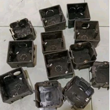 Outbow Doos saklar model kotak warna hitam second