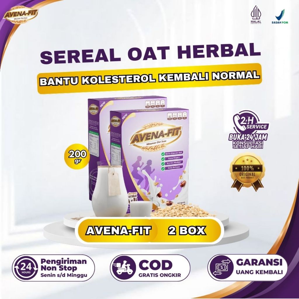 

2 Box Avenafit - Membantu Mengatasi Kolesterol