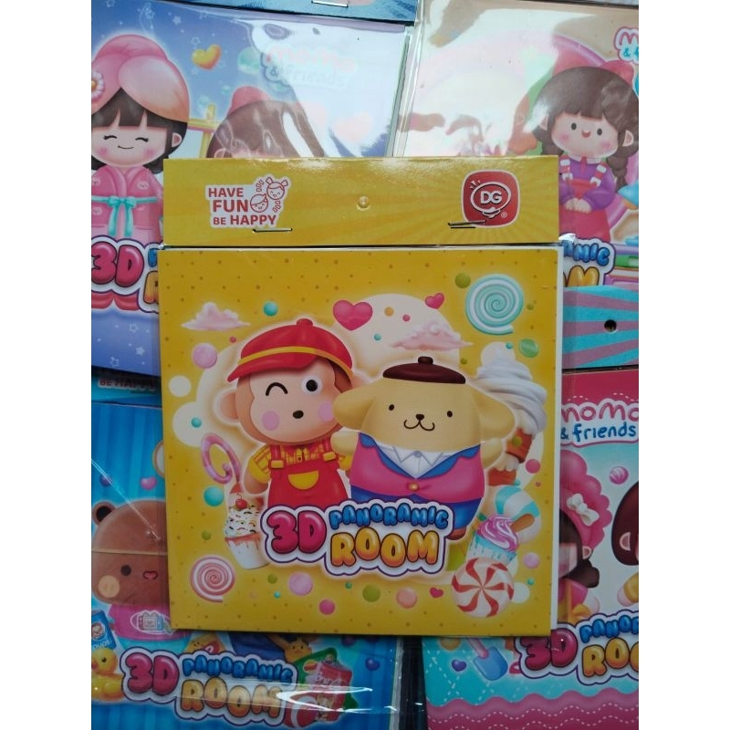 HOT SALE Mainan Anak Puzzle 3D Panoramic Room Lucu