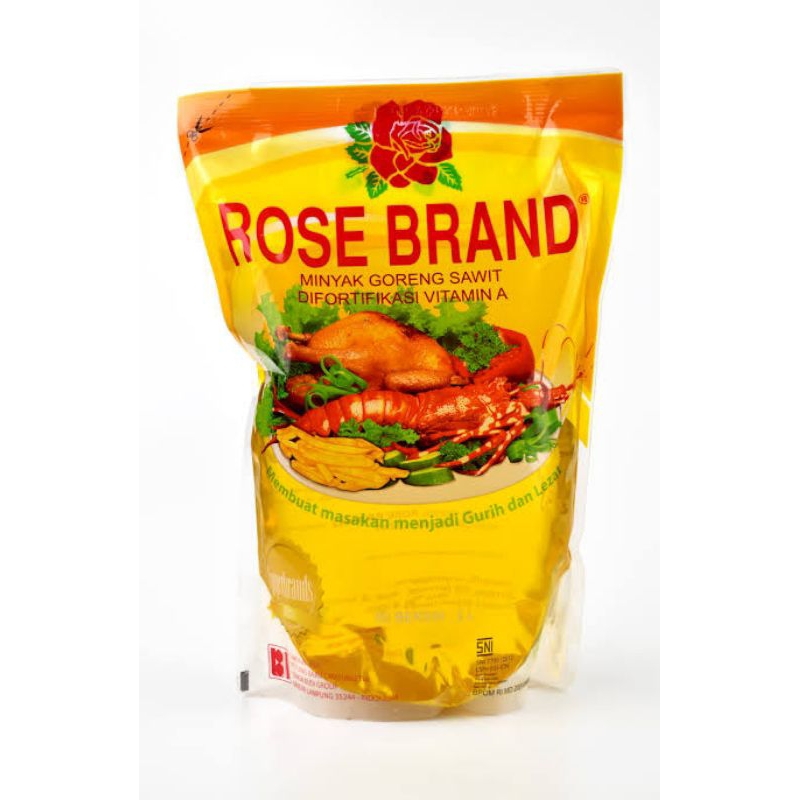 

Rose brand Minyak Goreng Sawit 2Liter kemasan pouch