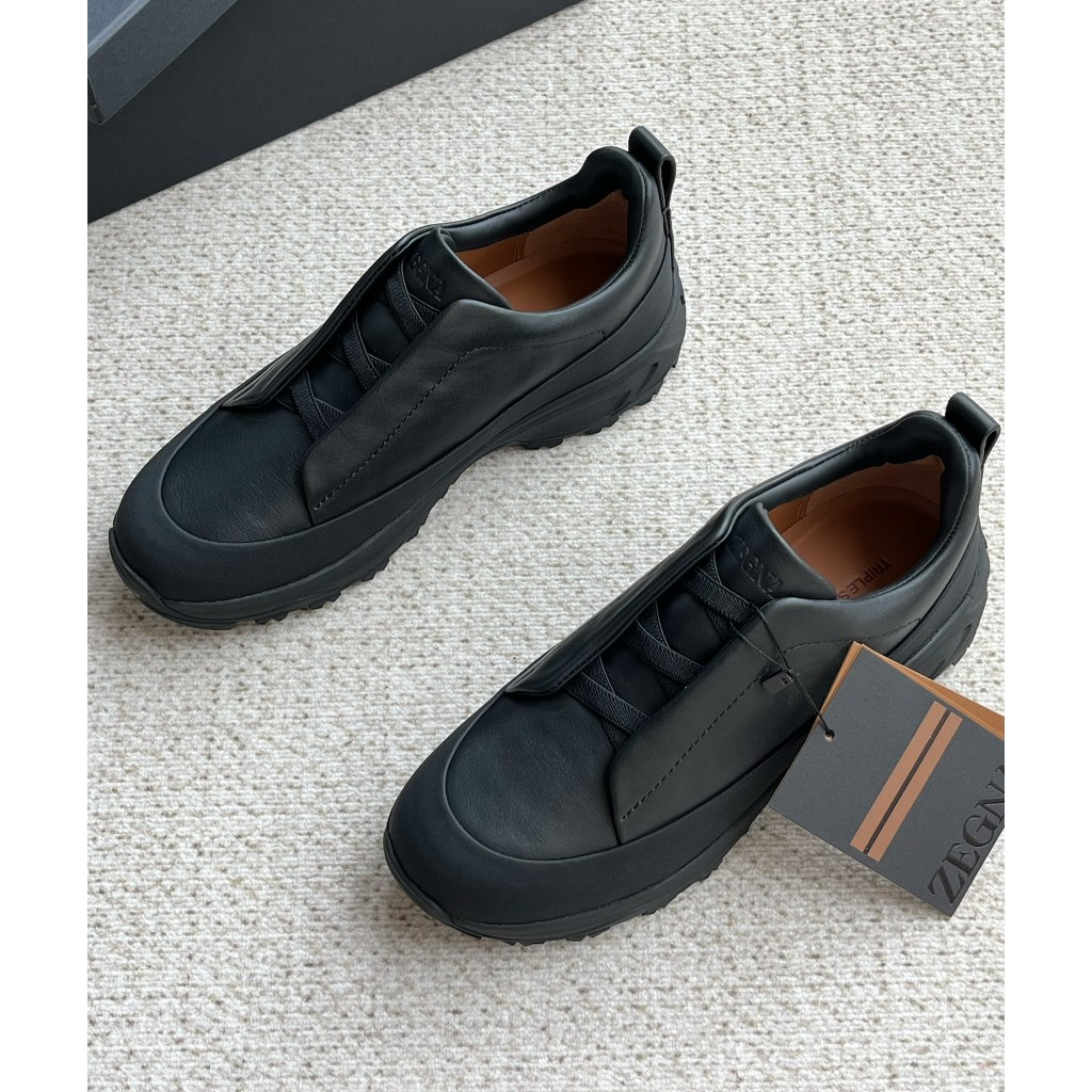 Sepatu Zegna Triple Stitch Monte Sneaker