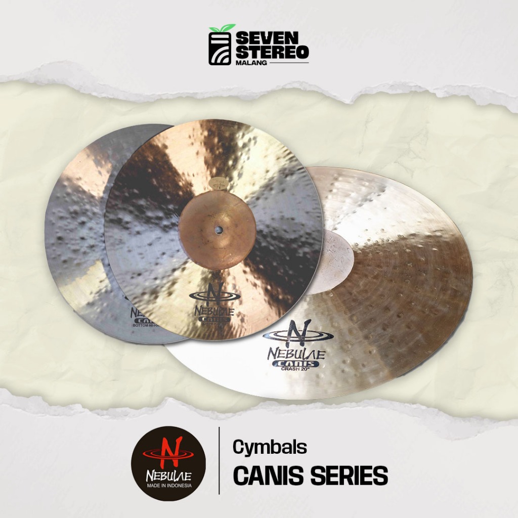 Nebulae Canis Cymbal HiHat Hi Hat Crash Simbal Drum