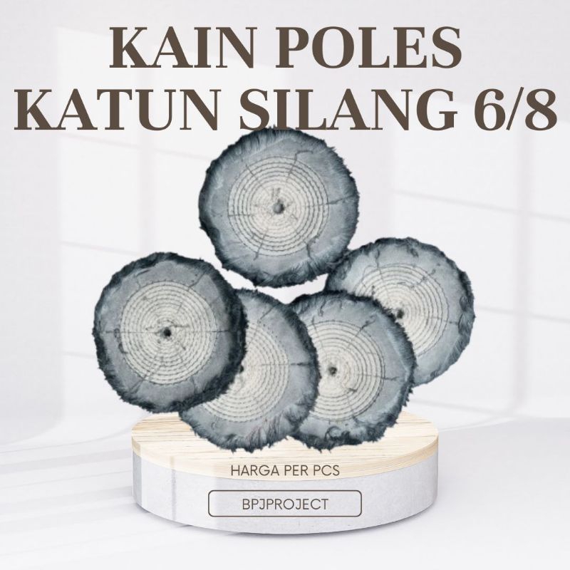 Kain Poles Silang 6/8 Kain Finishing